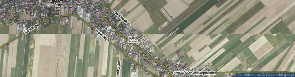 Zdjęcie satelitarne Pawłowskiego Ignacego ul.